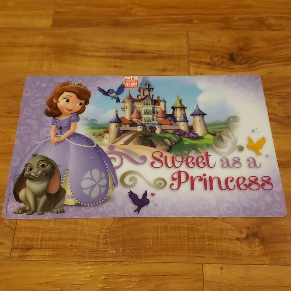 Sofia The First Place Mat Placemat Disney Princess SET OF 3